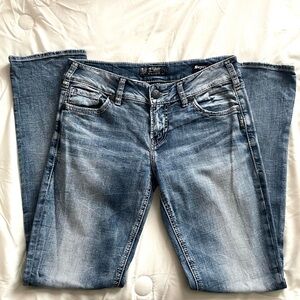 Silver Jeans Women's Classic Blue Straight Leg Jeans